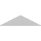Ekena Millwork Peaked Cap Sunburst Architectural Grade PVC Pediment, 78"W x 20-1/2"H x 2"P (Pitch 6/12) PEDPS078X205PKC01 - alternate 4